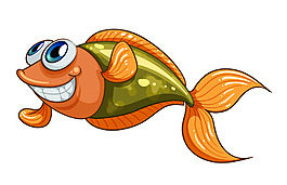 矢量海底動物觀賞魚EPS