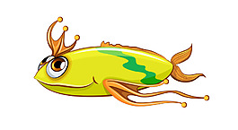 矢量卡通魚類EPS