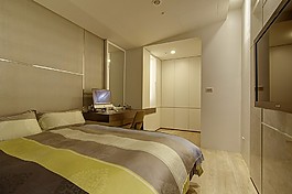 簡約臥室大床設計圖