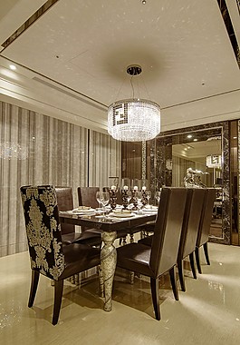 簡(jiǎn)約時(shí)尚餐廳餐桌吊燈設(shè)計(jì)圖