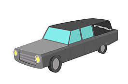 矢量黑色小車EPS