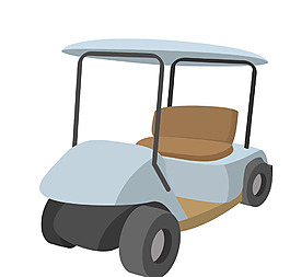 矢量卡通個人車EPS
