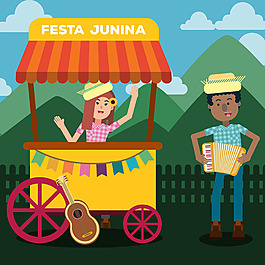 男人女人慶祝節(jié)日背景