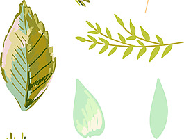 樹(shù)葉高質(zhì)量花朵植物素材組合