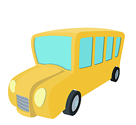 矢量卡通小車EPS
