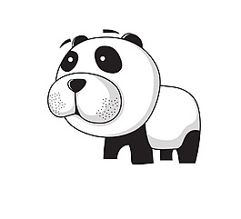 矢量卡通可愛野生動物EPS