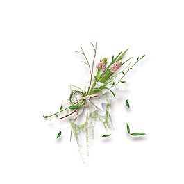 唯美簡約花束