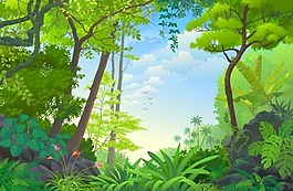 森林背景素材