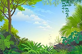 森林背景素材
