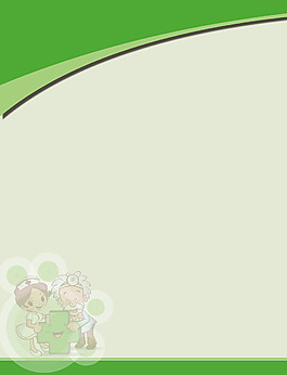 綠色線條邊框背景