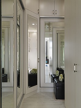 美式簡約室內背景墻設計圖