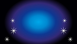 藍色天空星星背景