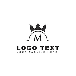 皇冠字母m標志logo