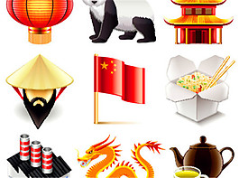 中國元素矢量