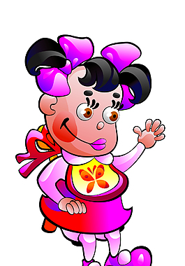 卡通精美兒童EPS