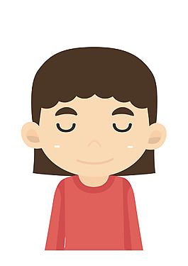 矢量卡通女汉子EPS