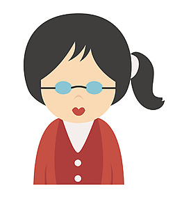 矢量高层女强人EPS