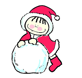 矢量雪人人物EPS