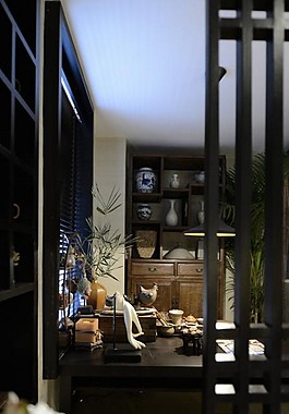 中式餐廳裝修效果圖