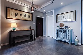 新中式簡(jiǎn)約室內(nèi)背景墻設(shè)計(jì)圖