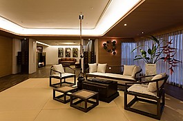 新中式簡約客廳茶幾沙發(fā)設(shè)計(jì)圖