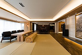 新中式簡約餐廳背景墻設(shè)計圖