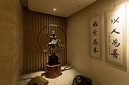 新中式簡約室內(nèi)背景墻設(shè)計圖