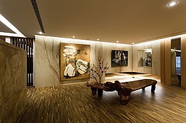 新中式時(shí)尚室內(nèi)茶幾背景墻設(shè)計(jì)圖