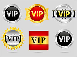 VIP图标矢量