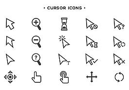 光标箭头图标icon