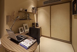 現(xiàn)代簡約書房裝修效果圖
