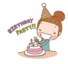 矢量生日快樂EPS