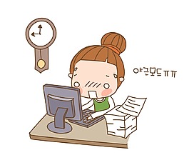 卡通矢量電腦人物EPS