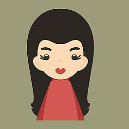 時尚可愛美女EPS