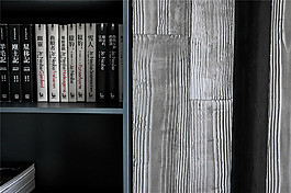 現(xiàn)代家居書房書架效果圖