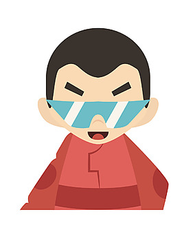 矢量炫酷男孩EPS