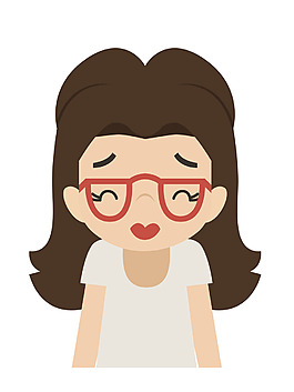 矢量卡通女性EPS