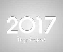 2017年質感文字設計矢量素材