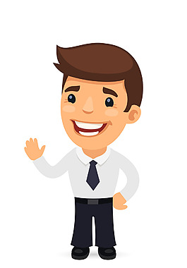 矢量卡通企業(yè)人物EPS