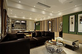 簡(jiǎn)約客廳茶幾沙發(fā)效果圖