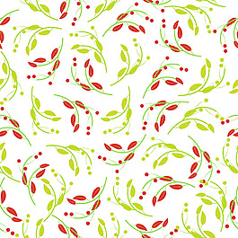 绿色叶子装饰图案背景