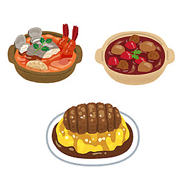 日本水彩手繪食物圖標(biāo)設(shè)計(jì)素材