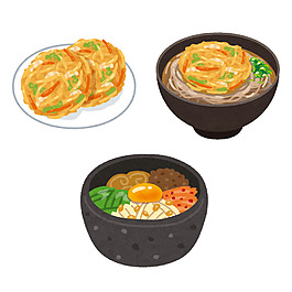 日本水彩手繪食物圖標(biāo)設(shè)計(jì)素材