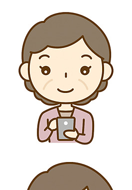 卡通可愛扁平化人物表情圖宣傳設(shè)計(jì)矢量素材