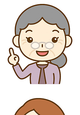 卡通可愛扁平化人物表情圖宣傳設(shè)計(jì)矢量素材