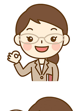 卡通可愛扁平化人物表情圖宣傳設(shè)計(jì)矢量素材