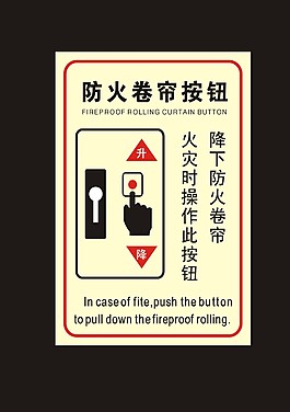 防火卷簾海報(bào)
