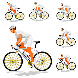 单车运动男人图片