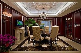 時(shí)尚餐廳背景墻設(shè)計(jì)圖