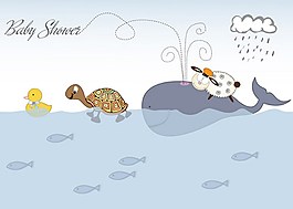 海洋背景素材